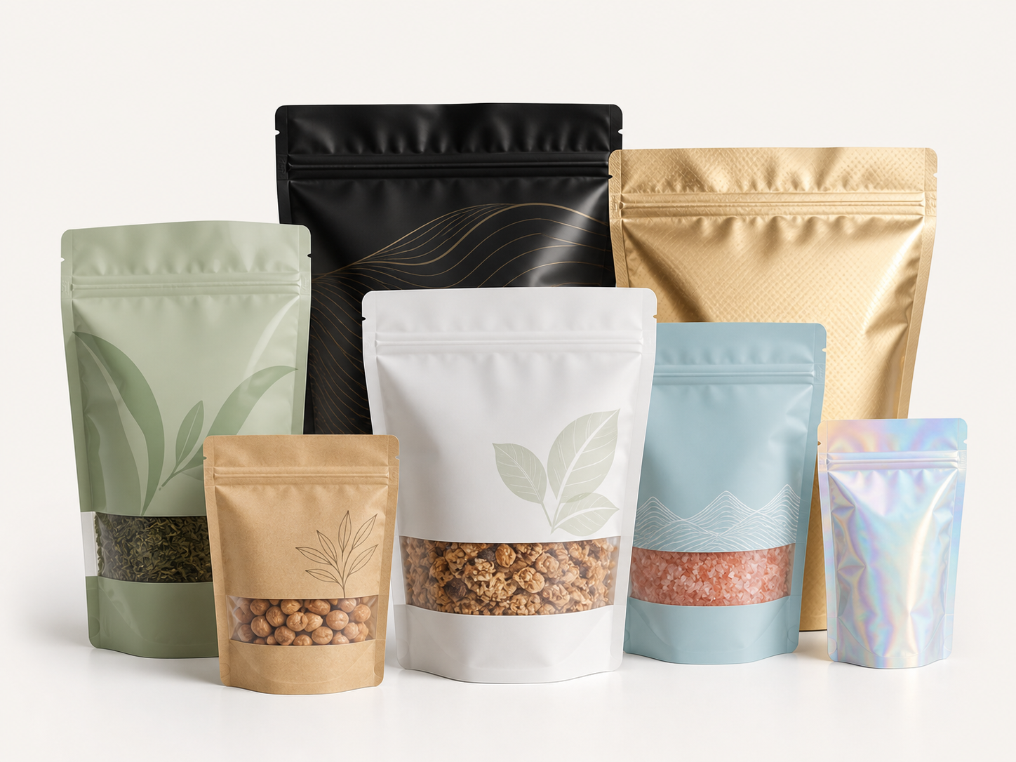 Zipper pouch packaging