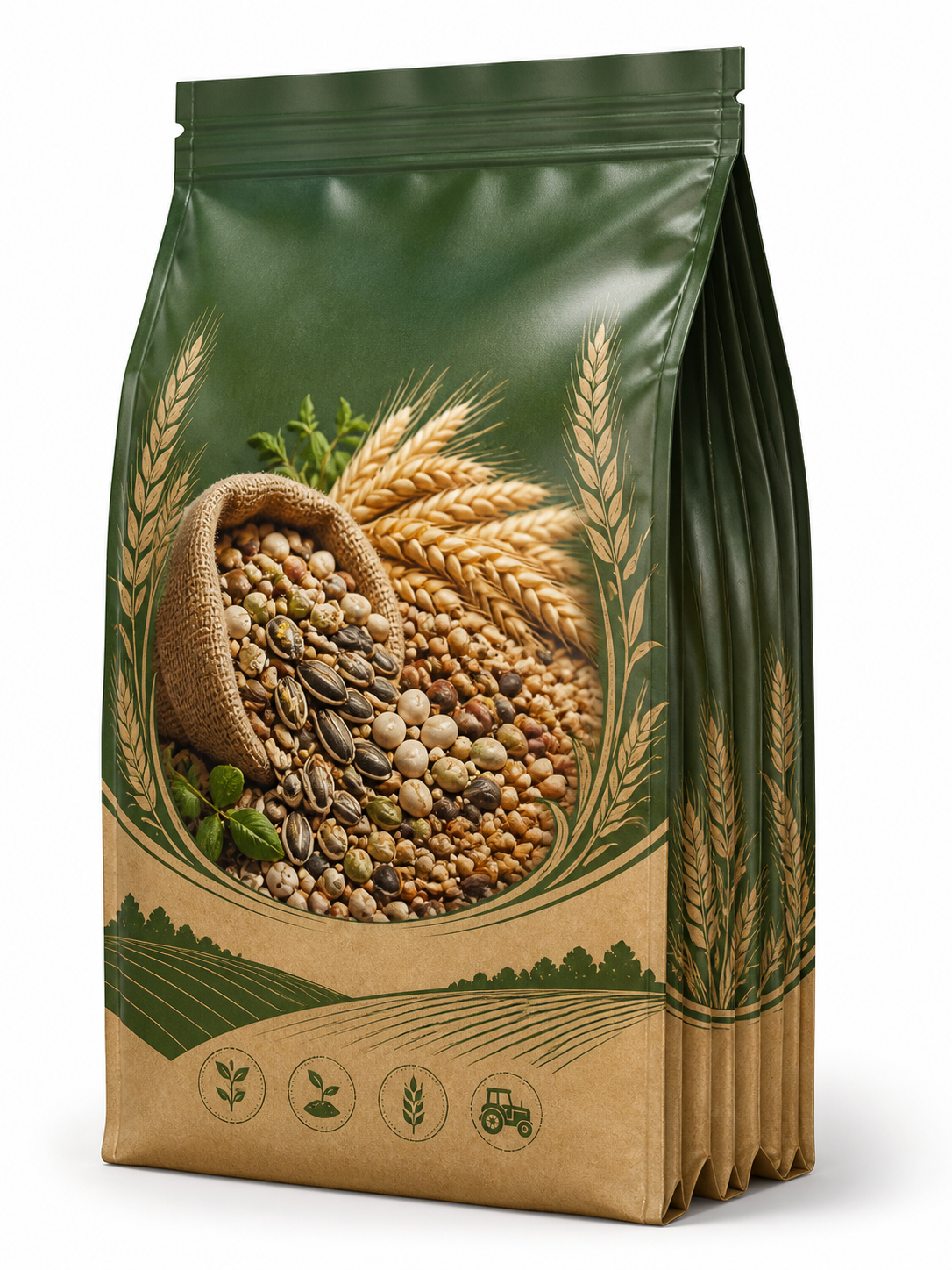 Agriculture and seeds flexible packaging bag